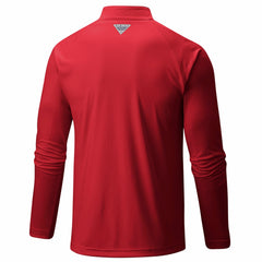 Portland Trail Blazers PFG Terminal Tackle Quarter-Zip Top Red | Columbia online