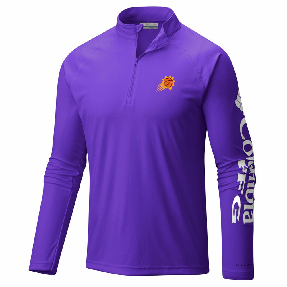 Phoenix Suns PFG Terminal Tackle Quarter-Zip Top Purple | Columbia Lifestyle