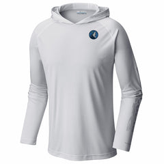 Minnesota Timberwolves PFG Super Terminal Tackle Hoodie White | Columbia Lifestyle