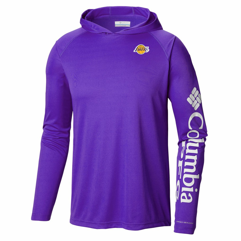 Los Angeles Lakers PFG Super Terminal Tackle Hoodie Purple | Columbia outlet