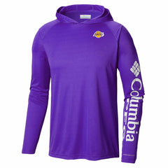 Los Angeles Lakers PFG Super Terminal Tackle Hoodie Purple | Columbia outlet