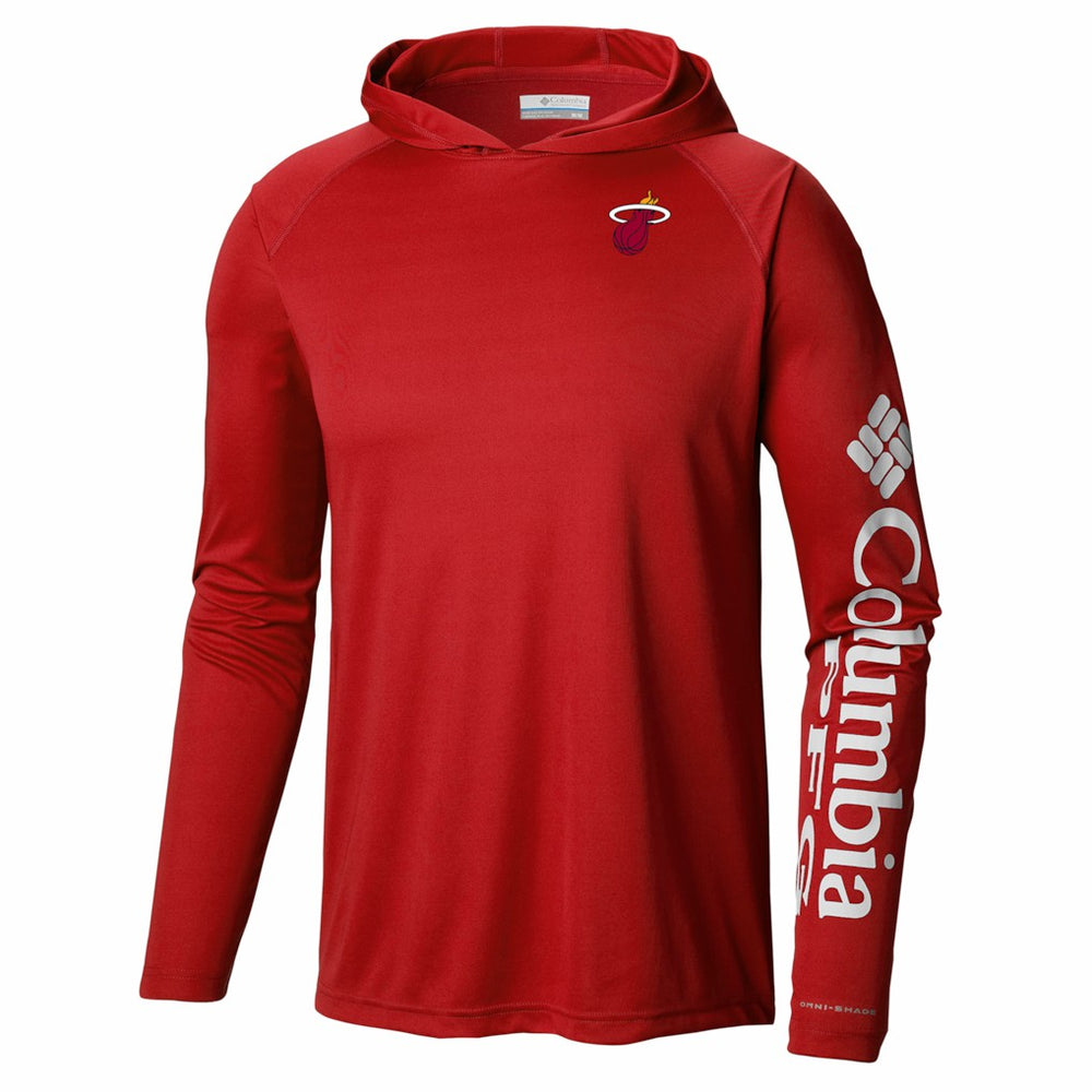 Miami Heat PFG Super Terminal Tackle Hoodie Red | Columbia Near Me