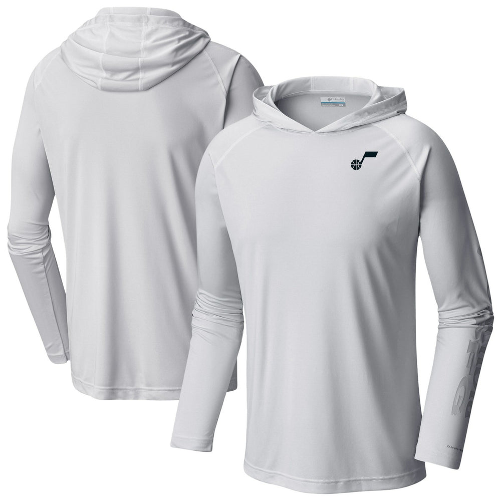 Utah Jazz PFG Super Terminal Tackle Hoodie White | Columbia Near Me