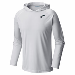 Utah Jazz PFG Super Terminal Tackle Hoodie White | Columbia Near Me