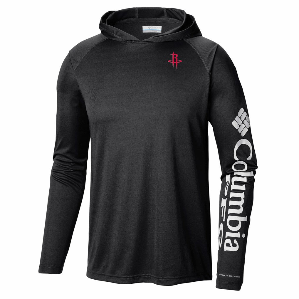 Houston Rockets PFG Super Terminal Tackle Hoodie for sale Black | Columbia Lifestyle