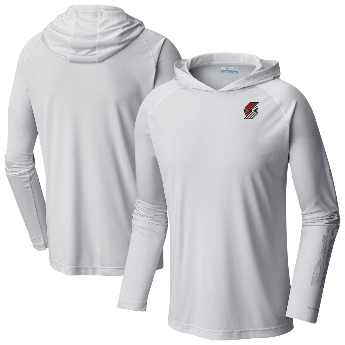Portland Trail Blazers PFG Super Terminal Tackle Hoodie White | Columbia outlet