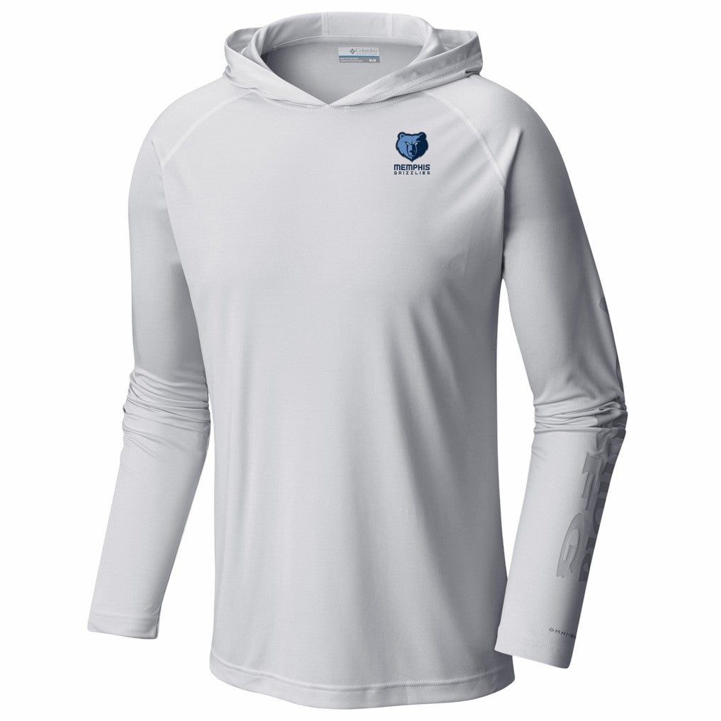 Memphis Grizzlies PFG Super Terminal Tackle Hoodie White | Columbia for sale
