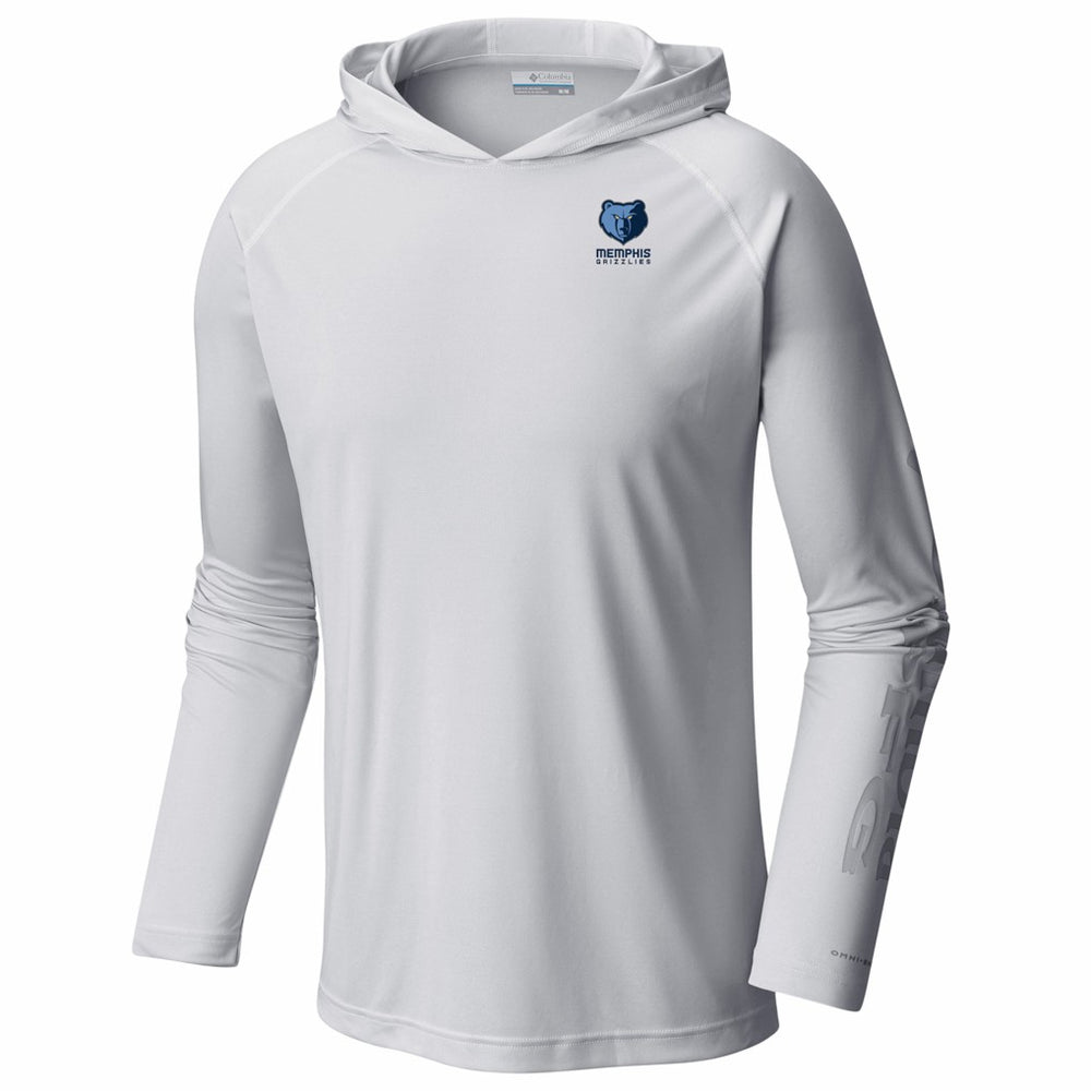 Memphis Grizzlies PFG Super Terminal Tackle Hoodie White | Columbia for sale