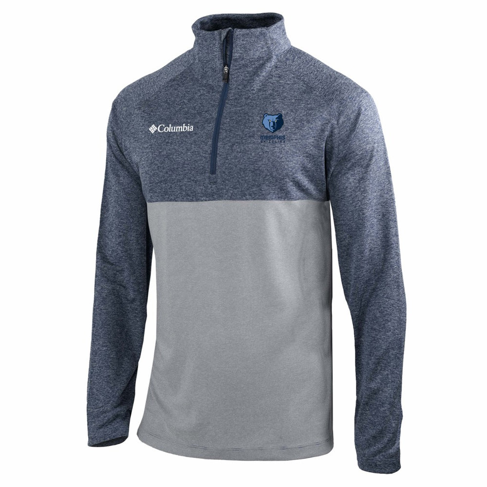 Memphis Grizzlies Omni-Wick Rockin' It Quarter-Zip Top Navy | Columbia online