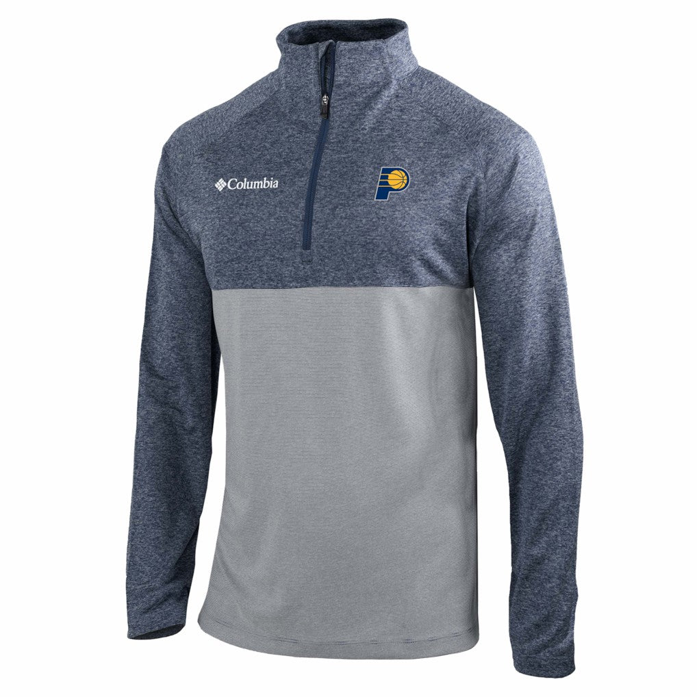 Indiana Pacers Omni-Wick Rockin' It Quarter-Zip Top Navy | Columbia US