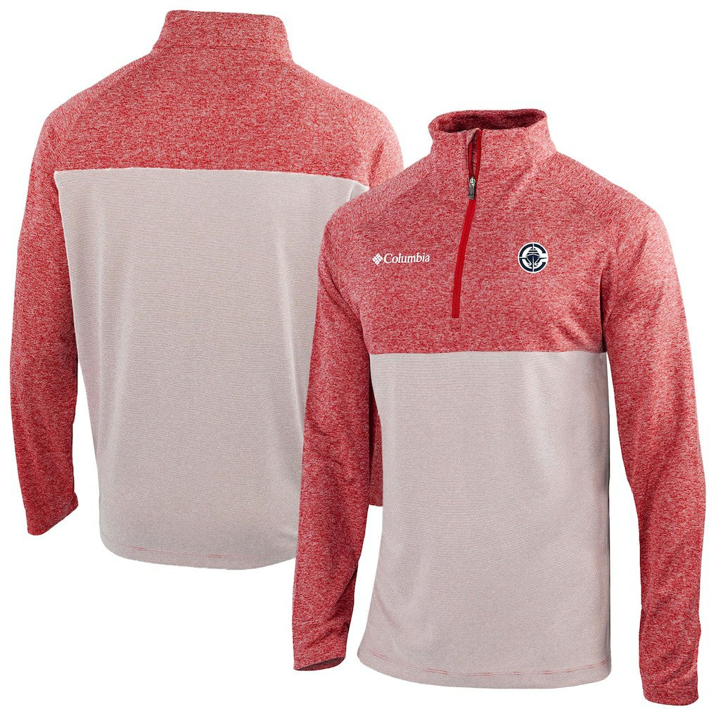 LA Clippers Omni-Wick Rockin' It Quarter-Zip Top Red | Columbia outlet