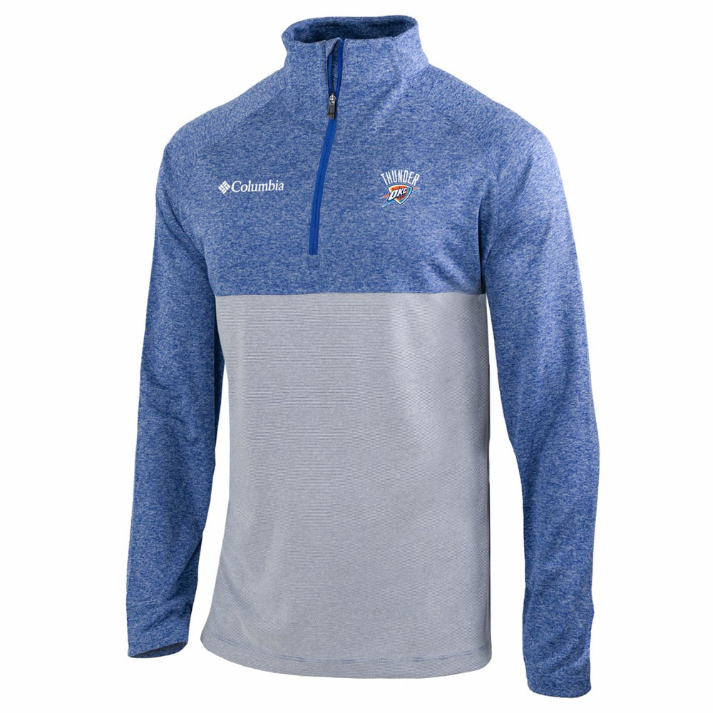 Oklahoma City Thunder Omni-Wick Rockin' It Quarter-Zip Top Blue | Columbia online
