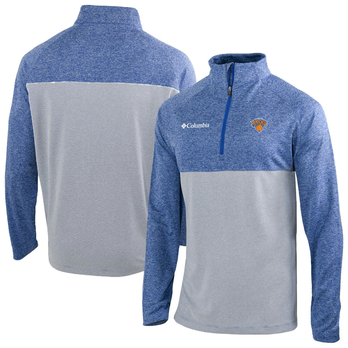 New York Knicks Omni-Wick Rockin' It Quarter-Zip Top Blue | Columbia Near Me