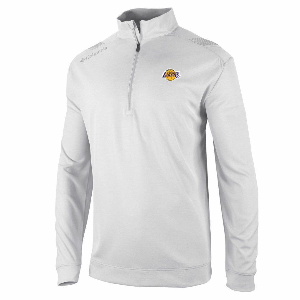Los Angeles Lakers Oakland Downs Omni-Wick Quarter-Zip Top White | Columbia outlet