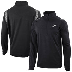 Utah Jazz Oakland Downs Omni-Wick Quarter-Zip Top Black | Columbia Lifestyle