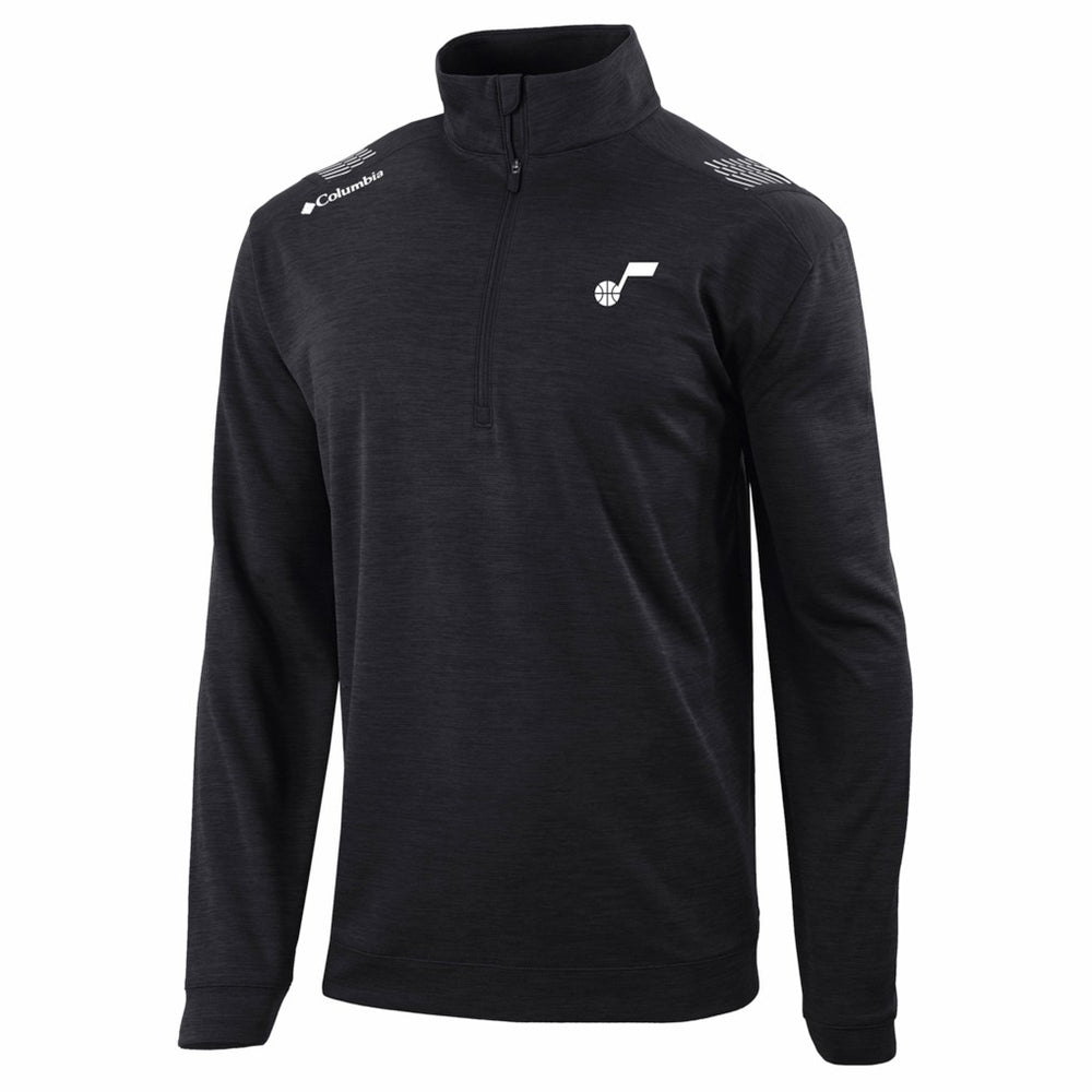 Utah Jazz Oakland Downs Omni-Wick Quarter-Zip Top Black | Columbia Lifestyle