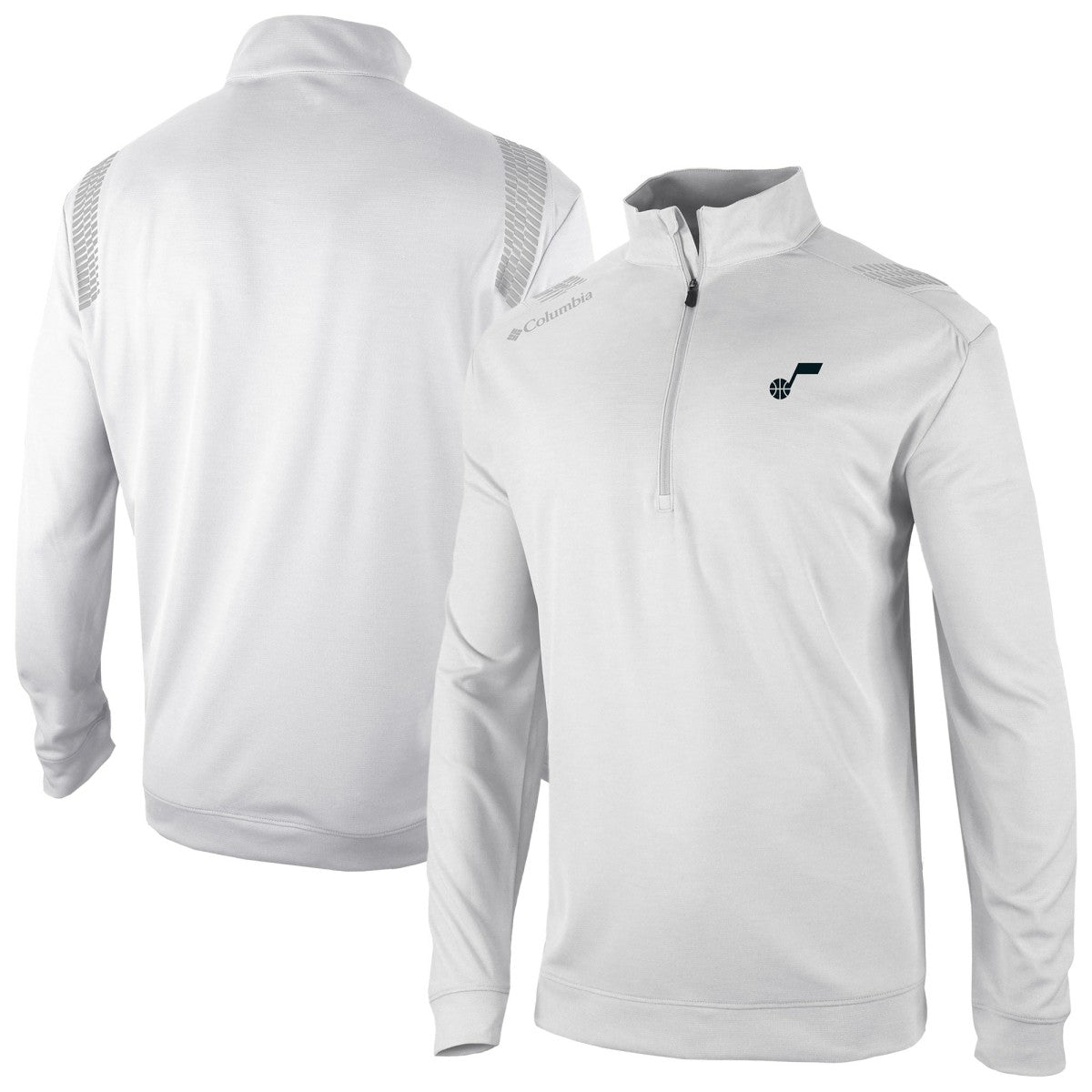 Utah Jazz Oakland Downs Omni-Wick Quarter-Zip Top White | Columbia US