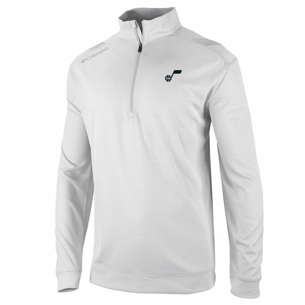 Utah Jazz Oakland Downs Omni-Wick Quarter-Zip Top White | Columbia US