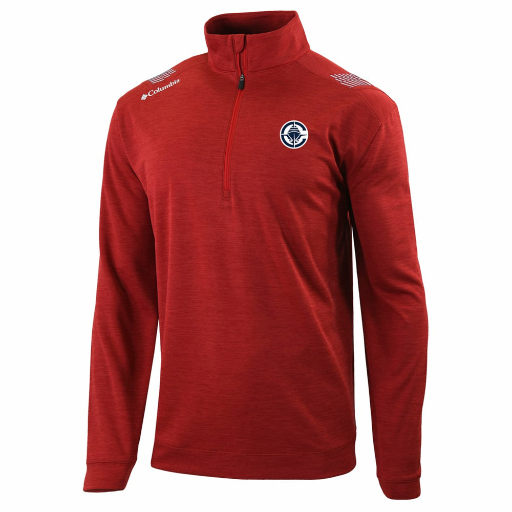 LA Clippers Oakland Downs Omni-Wick Quarter-Zip Top Red | Columbia US