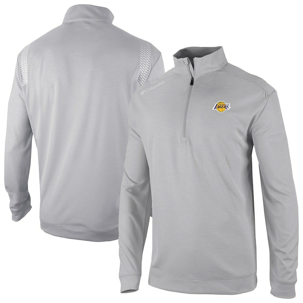 Los Angeles Lakers Oakland Downs Omni-Wick Quarter-Zip Top Gray | Columbia outlet
