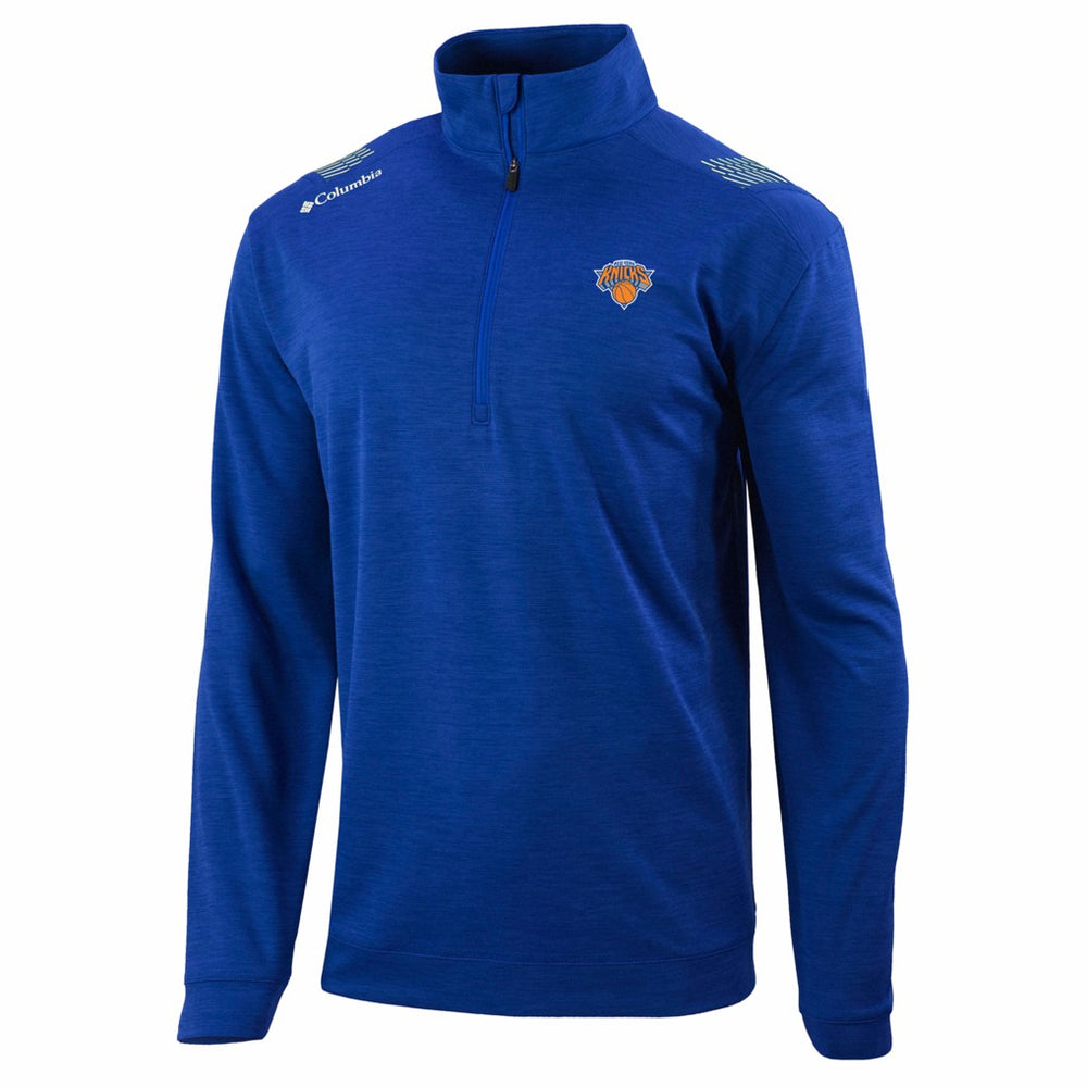 New York Knicks Oakland Downs Omni-Wick Quarter-Zip Top Blue | Columbia for sale