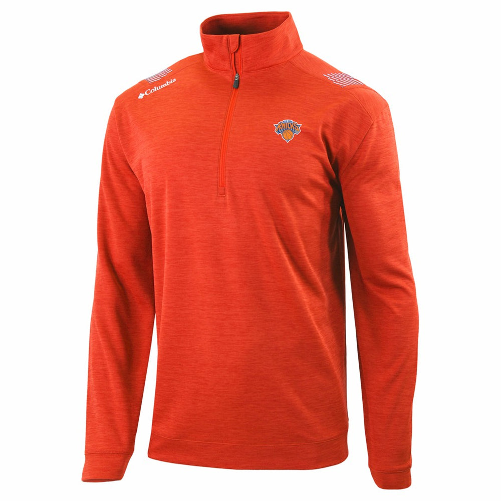 New York Knicks Oakland Downs Omni-Wick Quarter-Zip Top Orange | Columbia