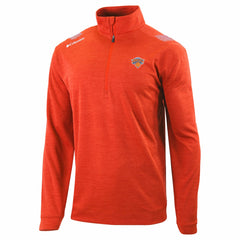 New York Knicks Oakland Downs Omni-Wick Quarter-Zip Top Orange | Columbia