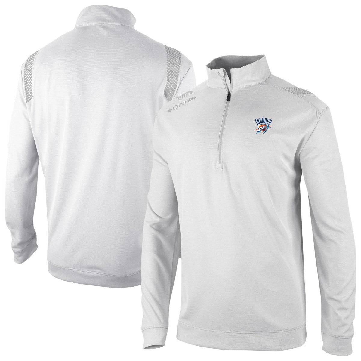 Oklahoma City Thunder Oakland Downs Omni-Wick Quarter-Zip Top White | Columbia Near Me
