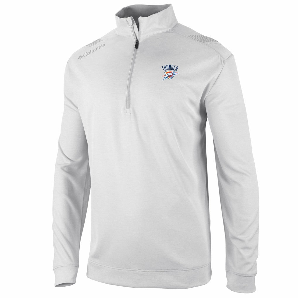 Oklahoma City Thunder Oakland Downs Omni-Wick Quarter-Zip Top White | Columbia Near Me