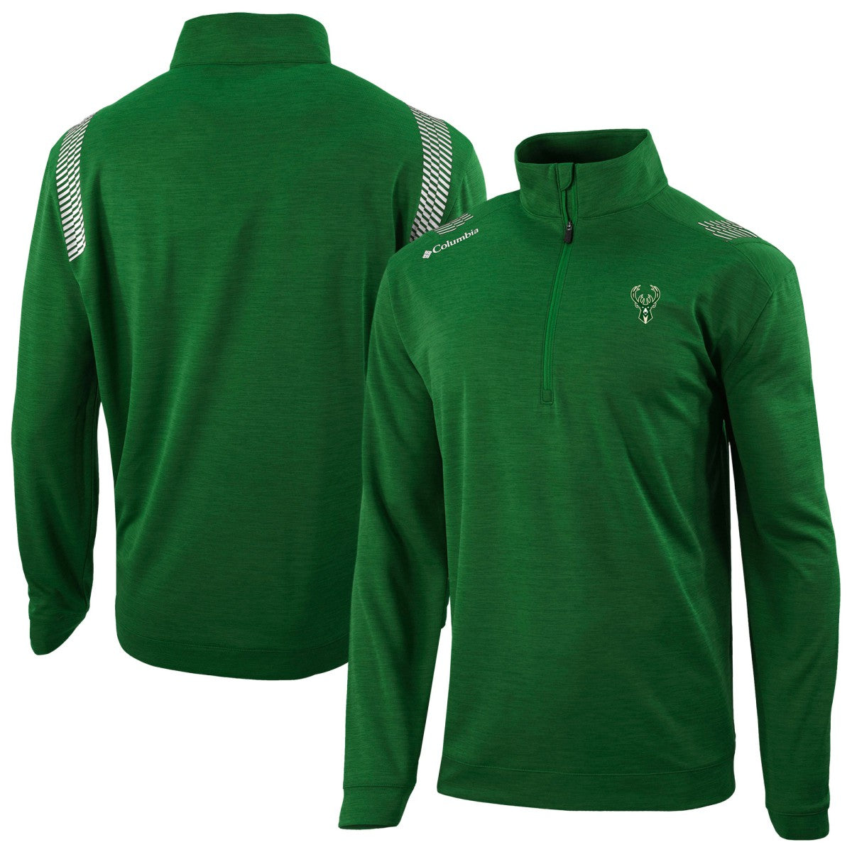 Milwaukee Bucks Oakland Downs Omni-Wick Quarter-Zip Top Green | Columbia online
