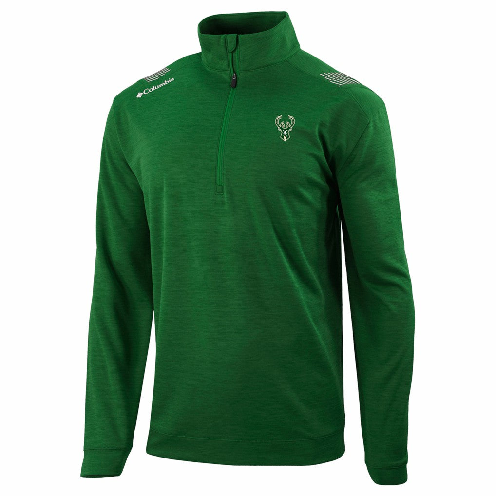 Milwaukee Bucks Oakland Downs Omni-Wick Quarter-Zip Top Green | Columbia online