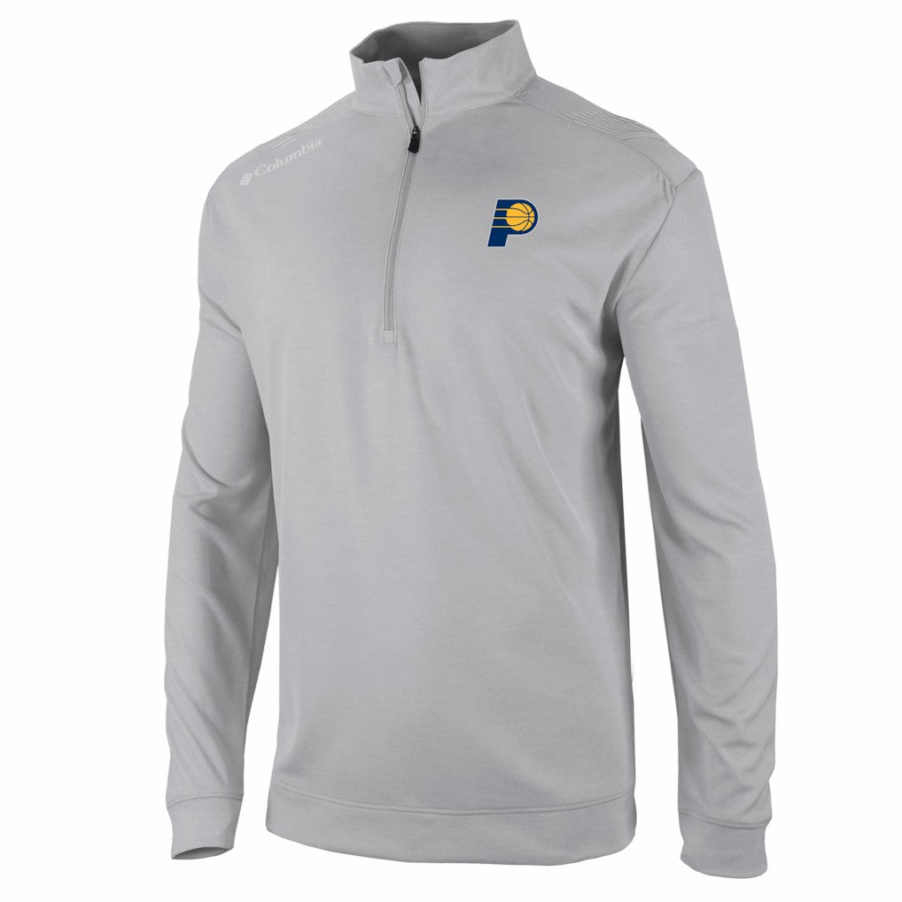 Indiana Pacers Oakland Downs Omni-Wick Quarter-Zip Top Gray | Columbia