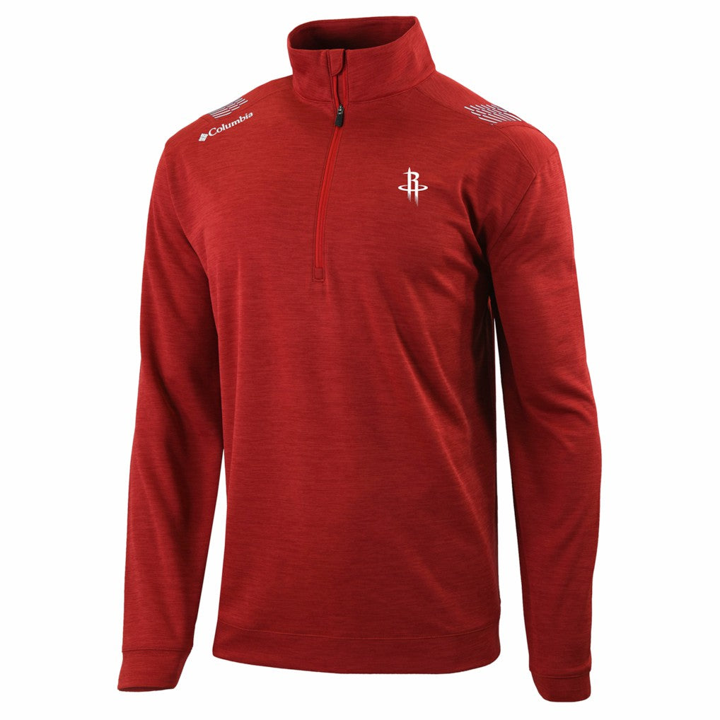 Houston Rockets Oakland Downs Omni-Wick Quarter-Zip Top for sale Red | Columbia Lifestyle