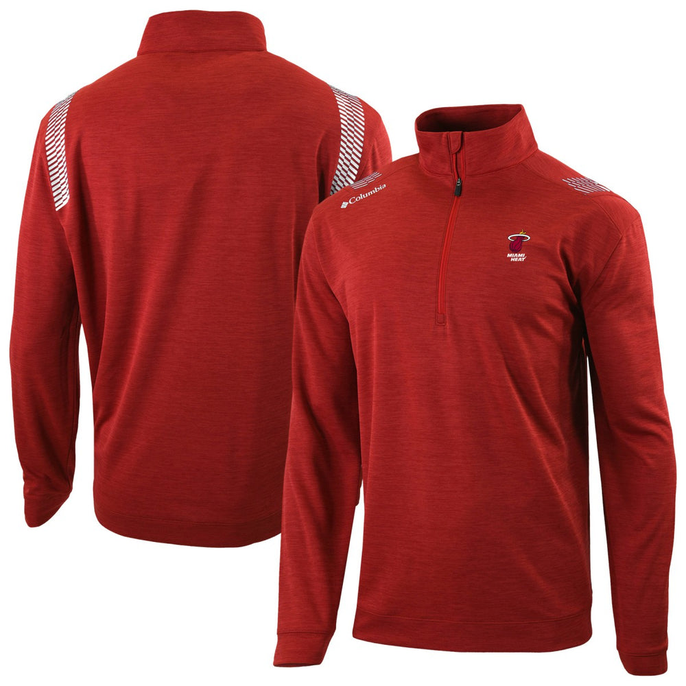 Miami Heat Oakland Downs Omni-Wick Quarter-Zip Top Red | Columbia outlet
