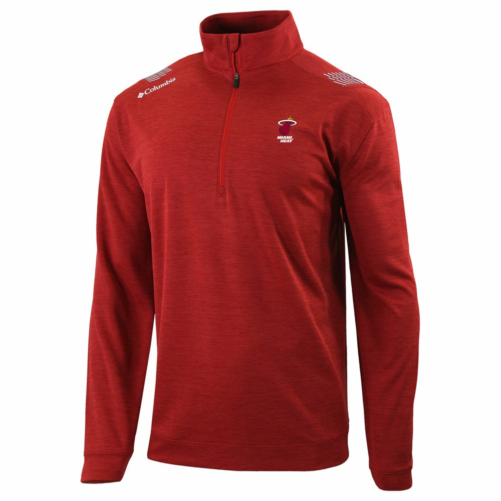 Miami Heat Oakland Downs Omni-Wick Quarter-Zip Top Red | Columbia outlet