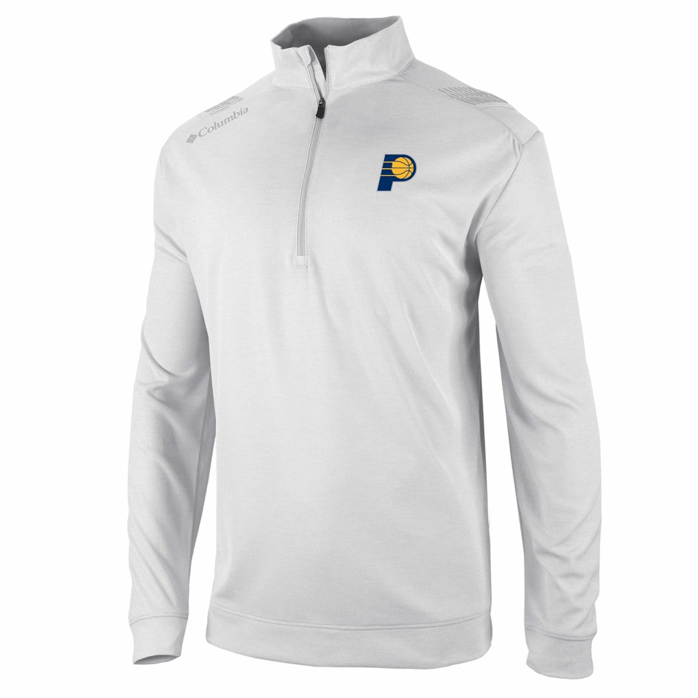 Indiana Pacers Oakland Downs Omni-Wick Quarter-Zip Top White | Columbia for sale