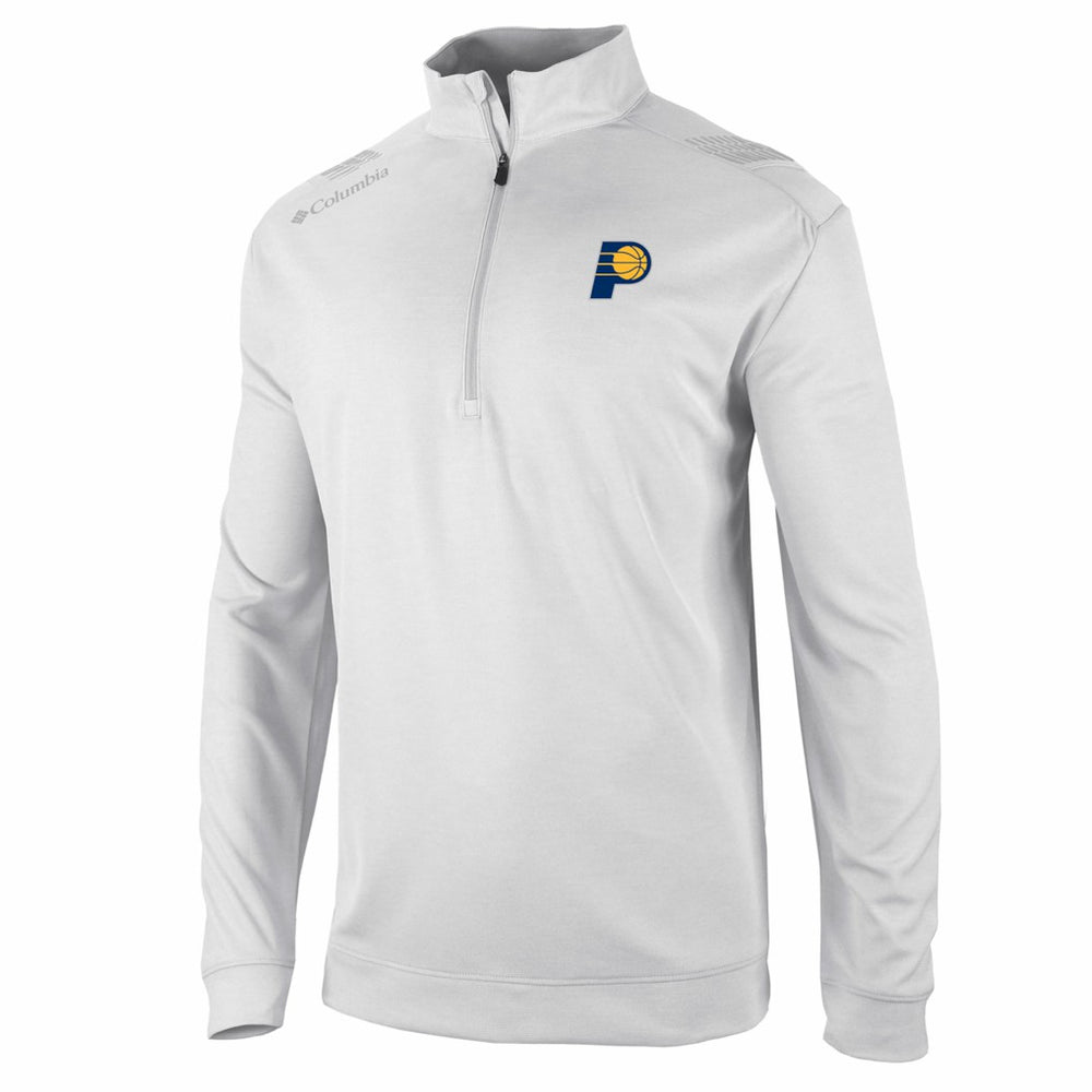 Indiana Pacers Oakland Downs Omni-Wick Quarter-Zip Top White | Columbia for sale