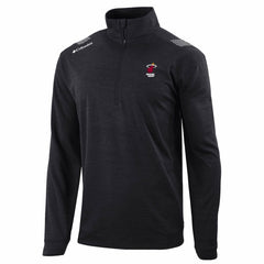 Miami Heat Oakland Downs Omni-Wick Quarter-Zip Top Black | Columbia Lifestyle