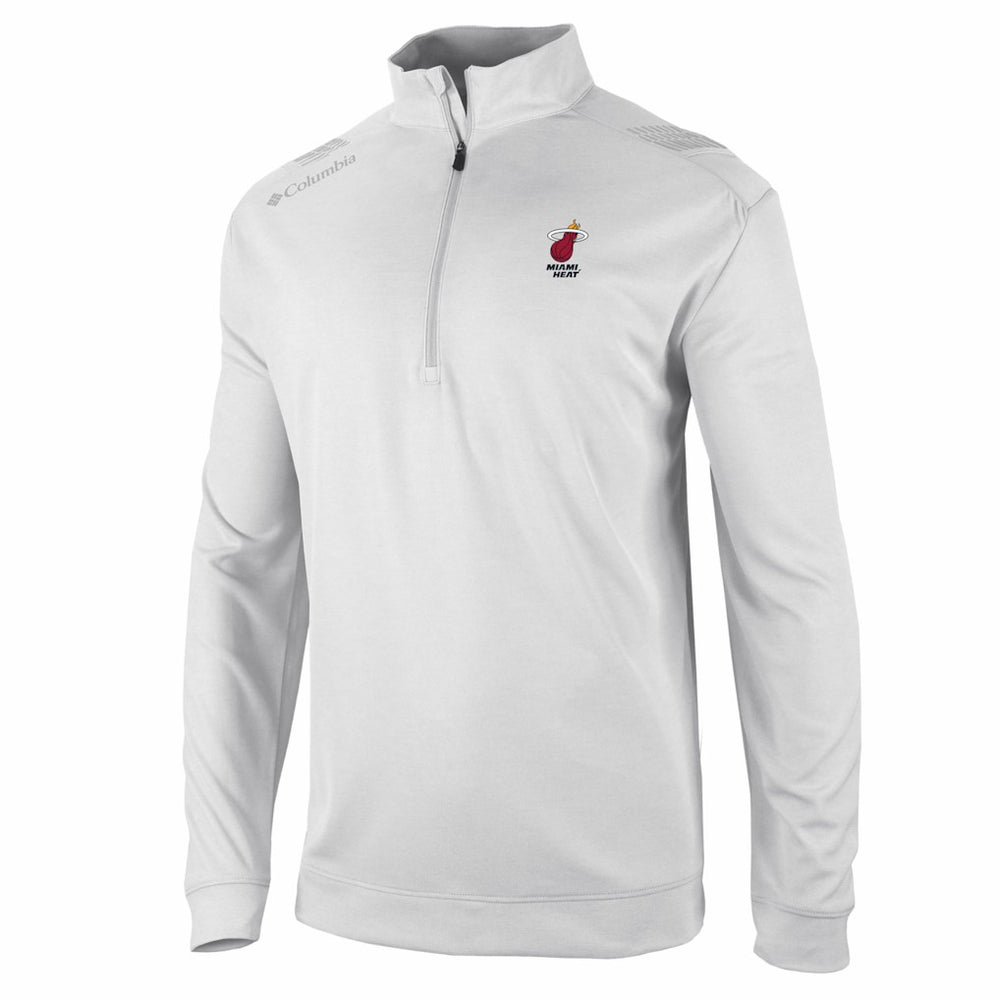 Miami Heat Oakland Downs Omni-Wick Quarter-Zip Top White | Columbia discount