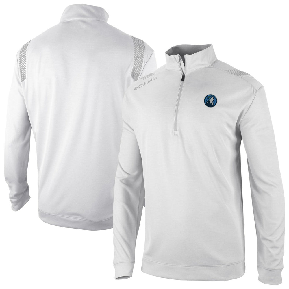 Minnesota Timberwolves Oakland Downs Omni-Wick Quarter-Zip Top White | Columbia Near Me