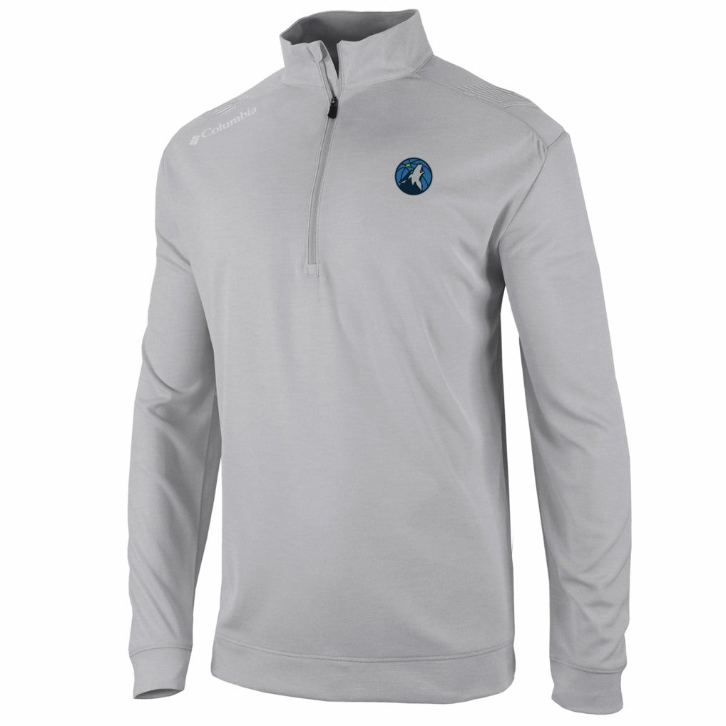 Minnesota Timberwolves Oakland Downs Omni-Wick Quarter-Zip Top Gray | Columbia