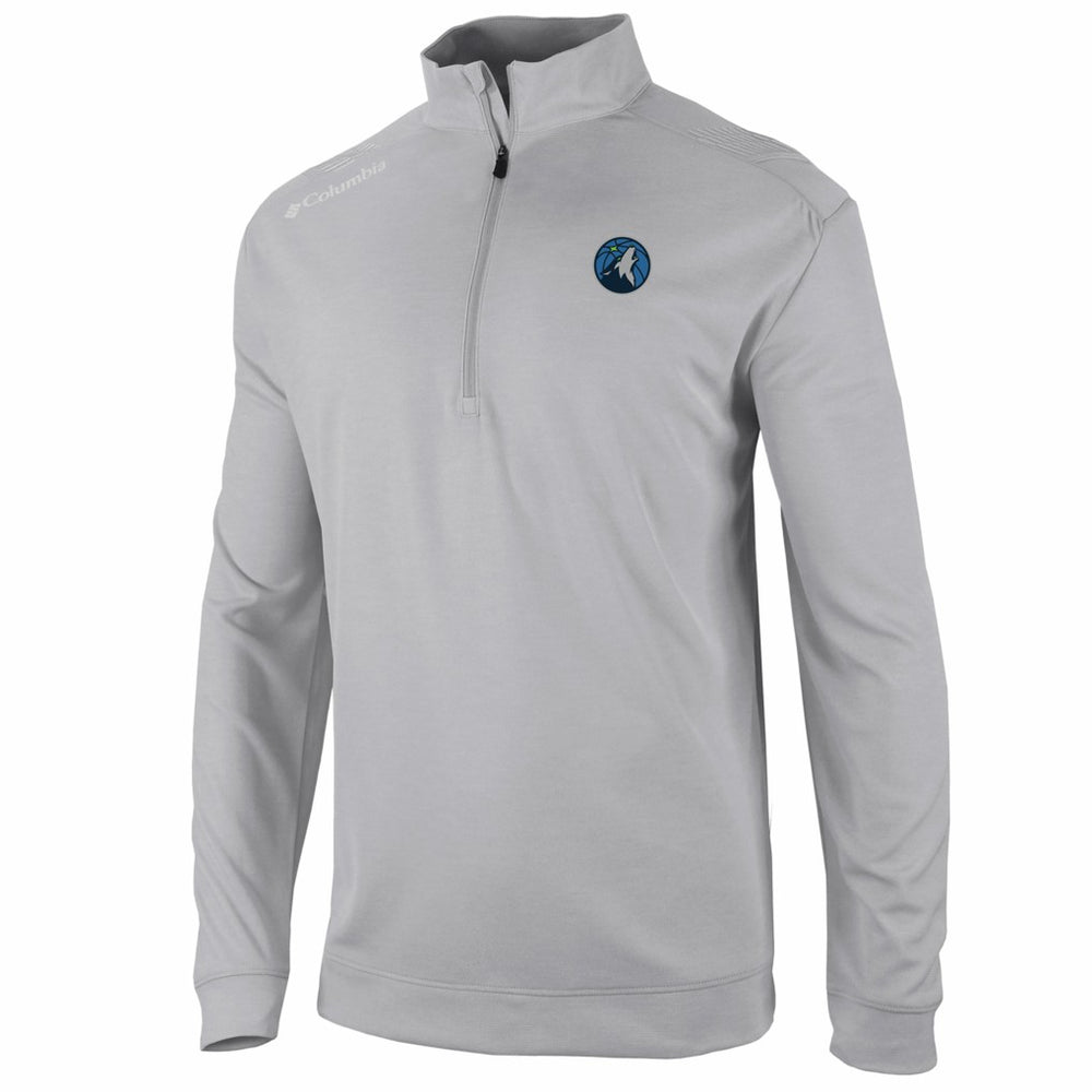 Minnesota Timberwolves Oakland Downs Omni-Wick Quarter-Zip Top Gray | Columbia