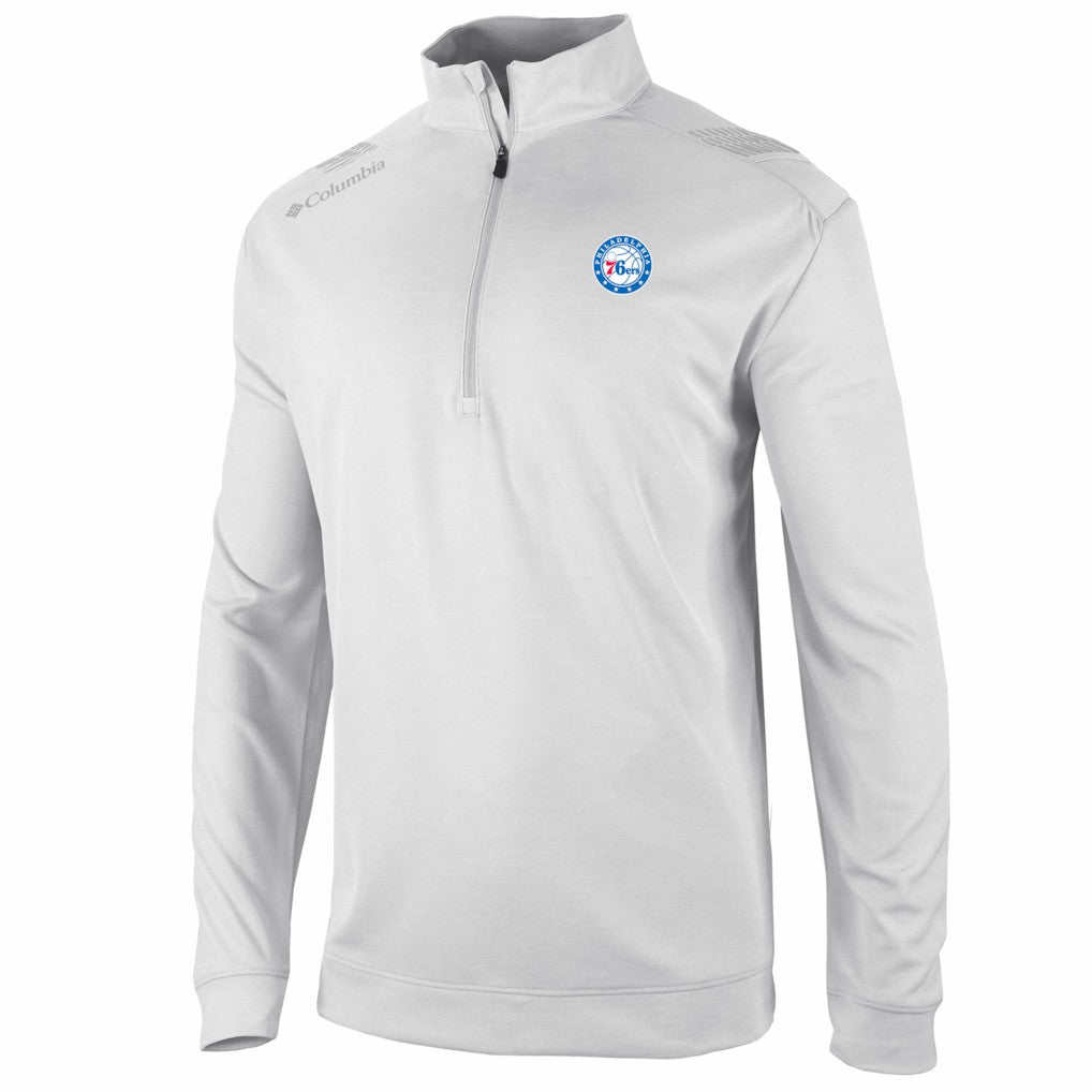 Philadelphia 76ers Oakland Downs Omni-Wick Quarter-Zip Top White | Columbia Near Me
