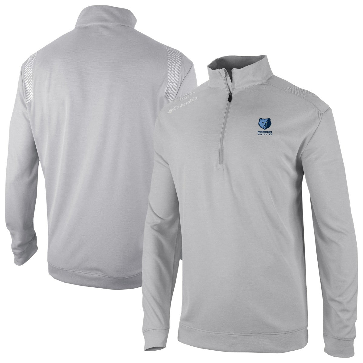 Memphis Grizzlies Oakland Downs Omni-Wick Quarter-Zip Top Gray | Columbia Near Me
