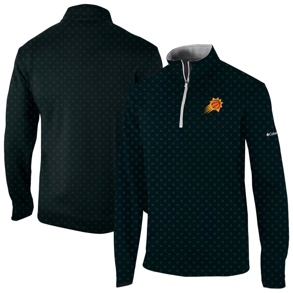 Phoenix Suns Wickham Hills Omni-Wick Quarter-Zip Jacket Black | Columbia for sale