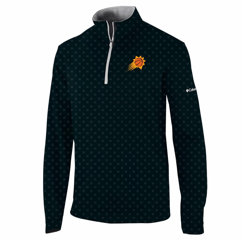 Phoenix Suns Wickham Hills Omni-Wick Quarter-Zip Jacket Black | Columbia for sale