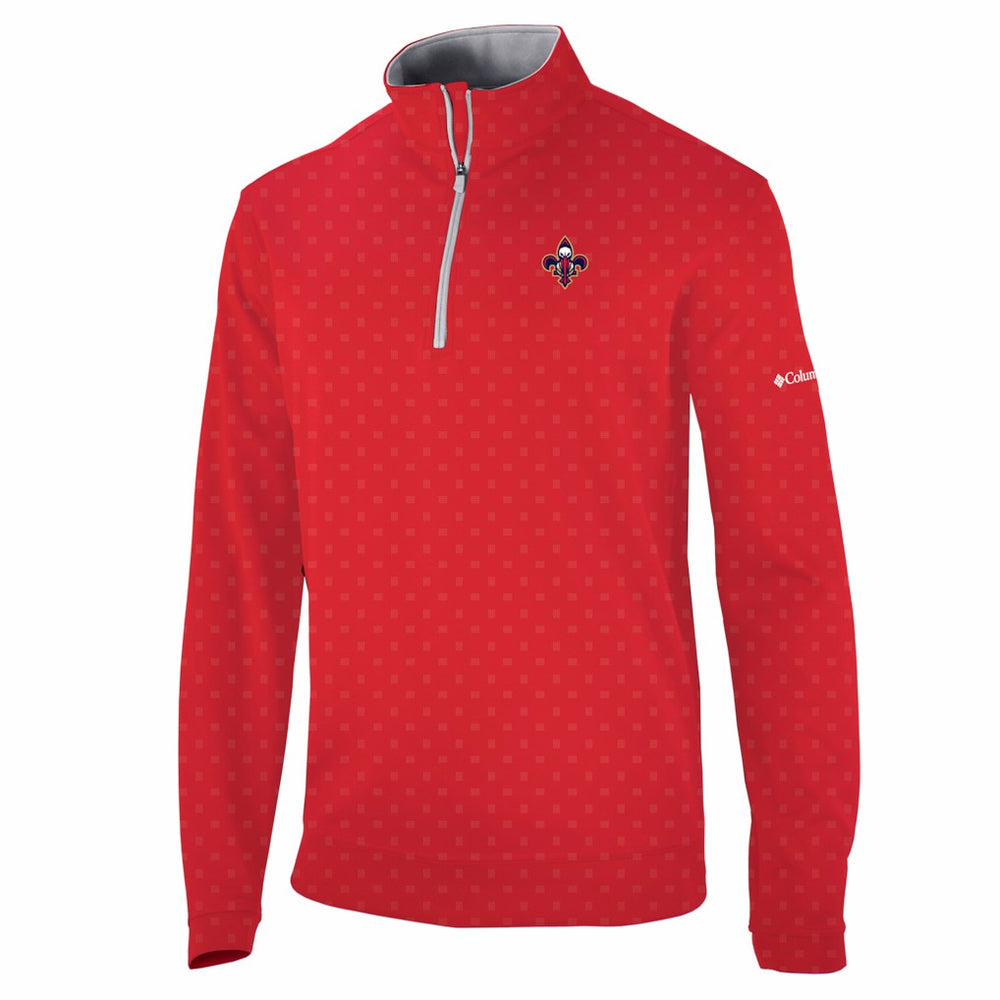 New Orleans Pelicans Wickham Hills Omni-Wick Quarter-Zip Jacket Red | Columbia discount