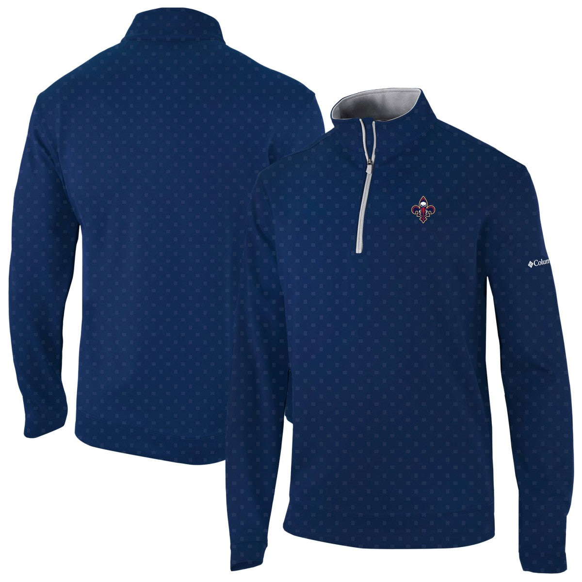 New Orleans Pelicans Wickham Hills Omni-Wick Quarter-Zip Jacket Navy | Columbia outlet