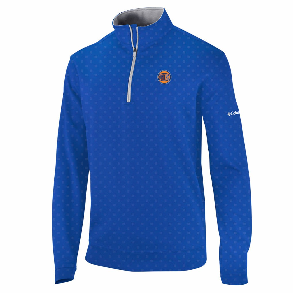 New York Knicks Wickham Hills Omni-Wick Quarter-Zip Jacket Blue | Columbia for sale