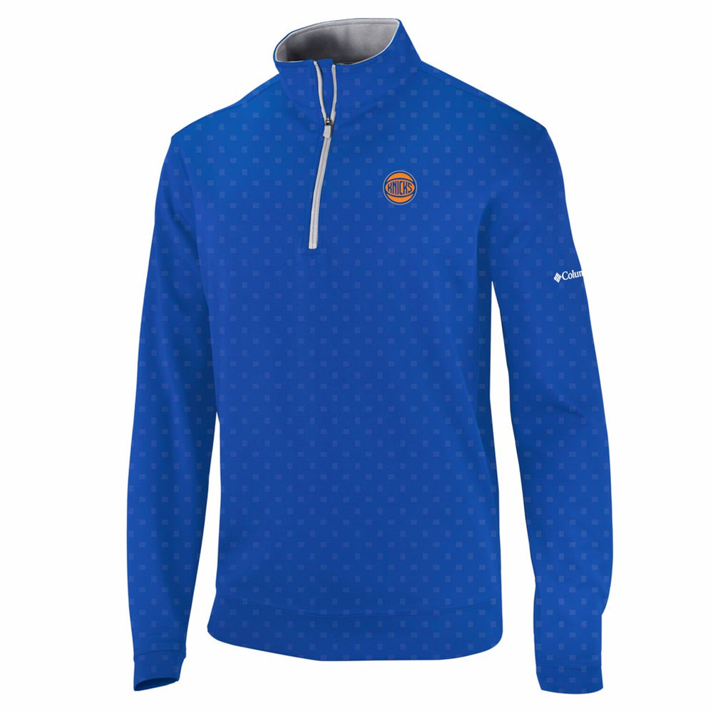 New York Knicks Wickham Hills Omni-Wick Quarter-Zip Jacket Blue | Columbia for sale